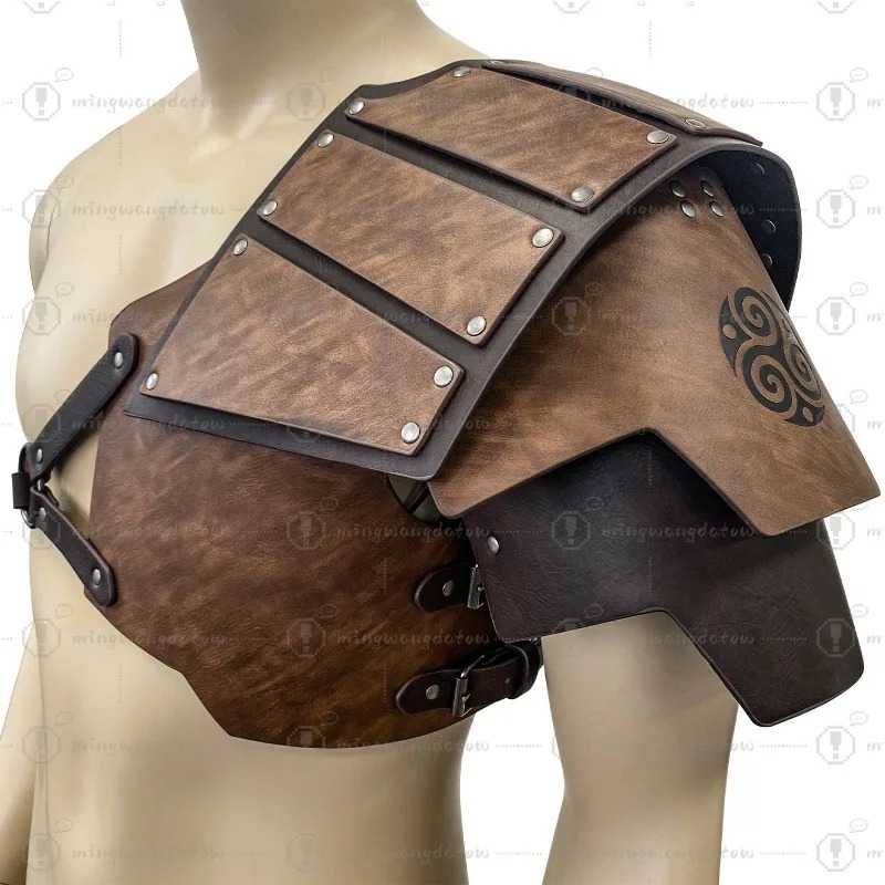Cosplay Prop - Mittelalterliche einseitige Schulterrüstung im nordischen Stil,
