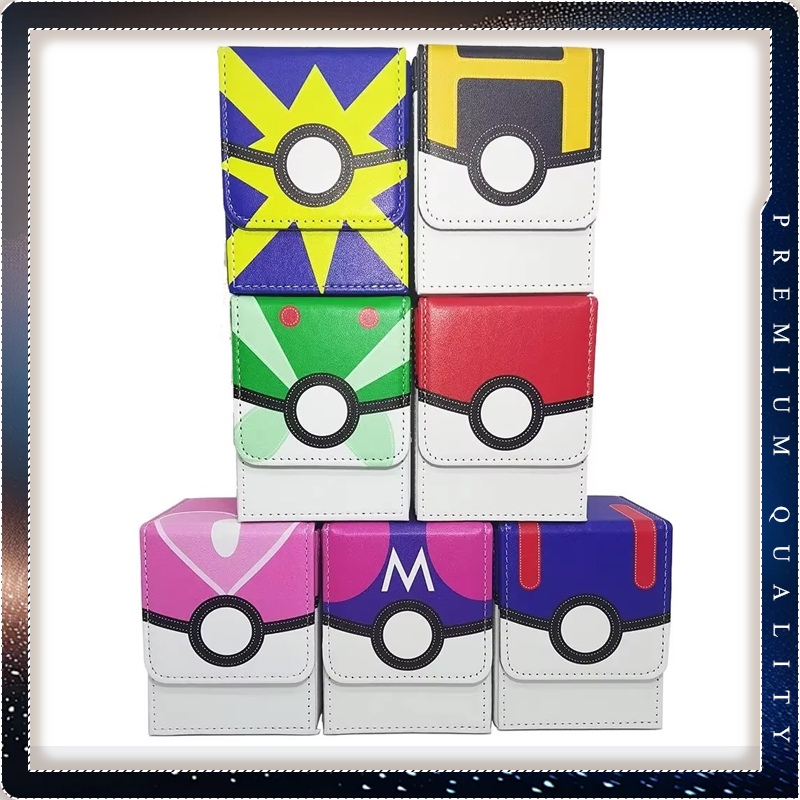 Cosplay Fireball Prop - Pokemon Master Ball PTCG-Kartenaufbewahrungsbox für Pokemon