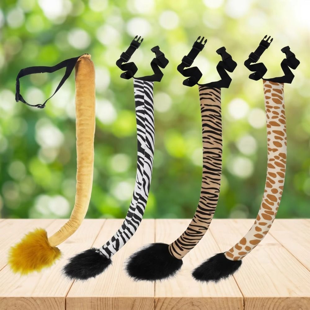 Easy Cosplay Prop - Deluxe Plüsch-Tierschwanz, weicher, leichter Cosplay-Schwanz, einfach