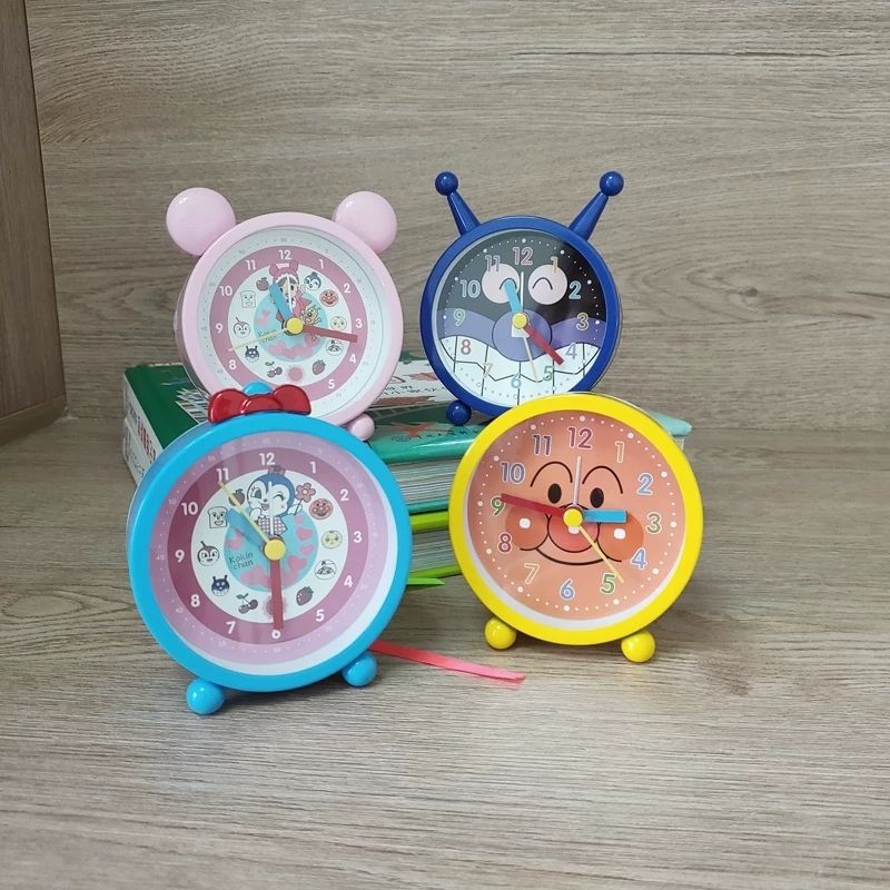 Cosplay Prop Patterns - Anpanman Niedlicher Wecker, Studenten-Tischuhr, geräuschloser Alarm,