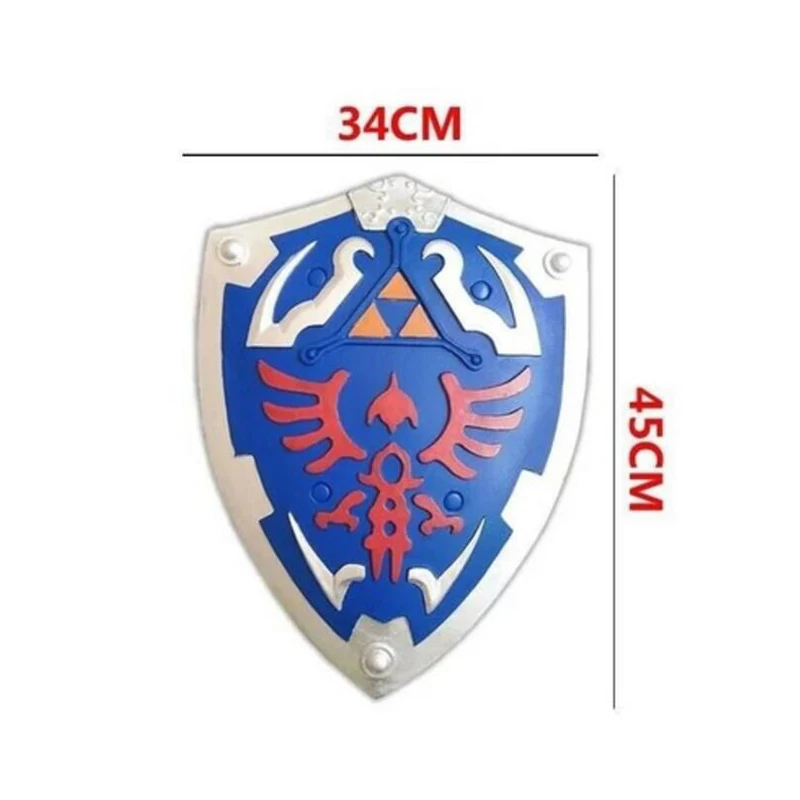 Cosplay Prop Dagger - Hylianischer Schild Cosplay-Requisite Blaues Schwert-Schild aus