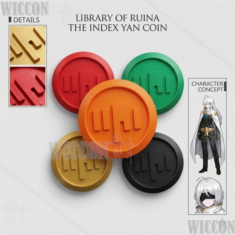Cosplay Prop 3D Print Settings - Library Of Ruina The Index Yan