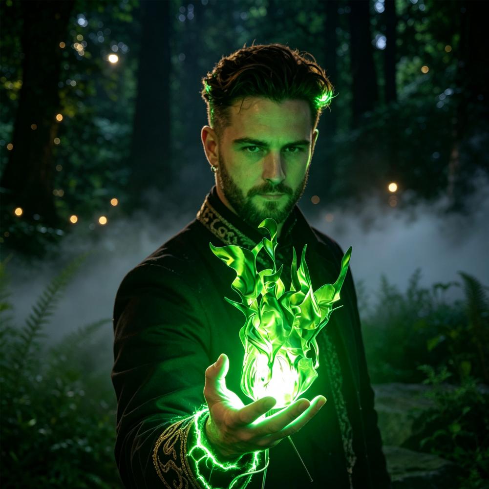 Simulierte Flammen-Handrequisi – Cosplay Fireball Prop Bewertung und Preis