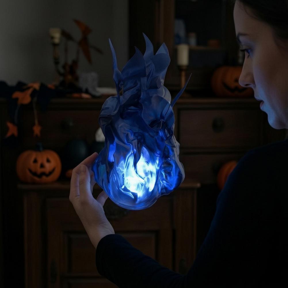 Simulierte Flammen-Handrequisi – Cosplay Fireball Prop Bewertung und Preis