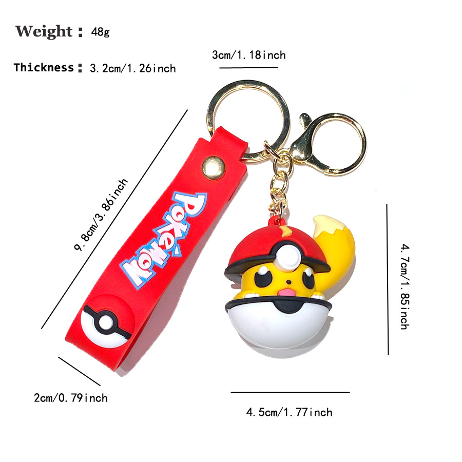 Pikachu Poké Ball Schlüsselanh – Pokeball Cosplay Prop Bewertung und Preis