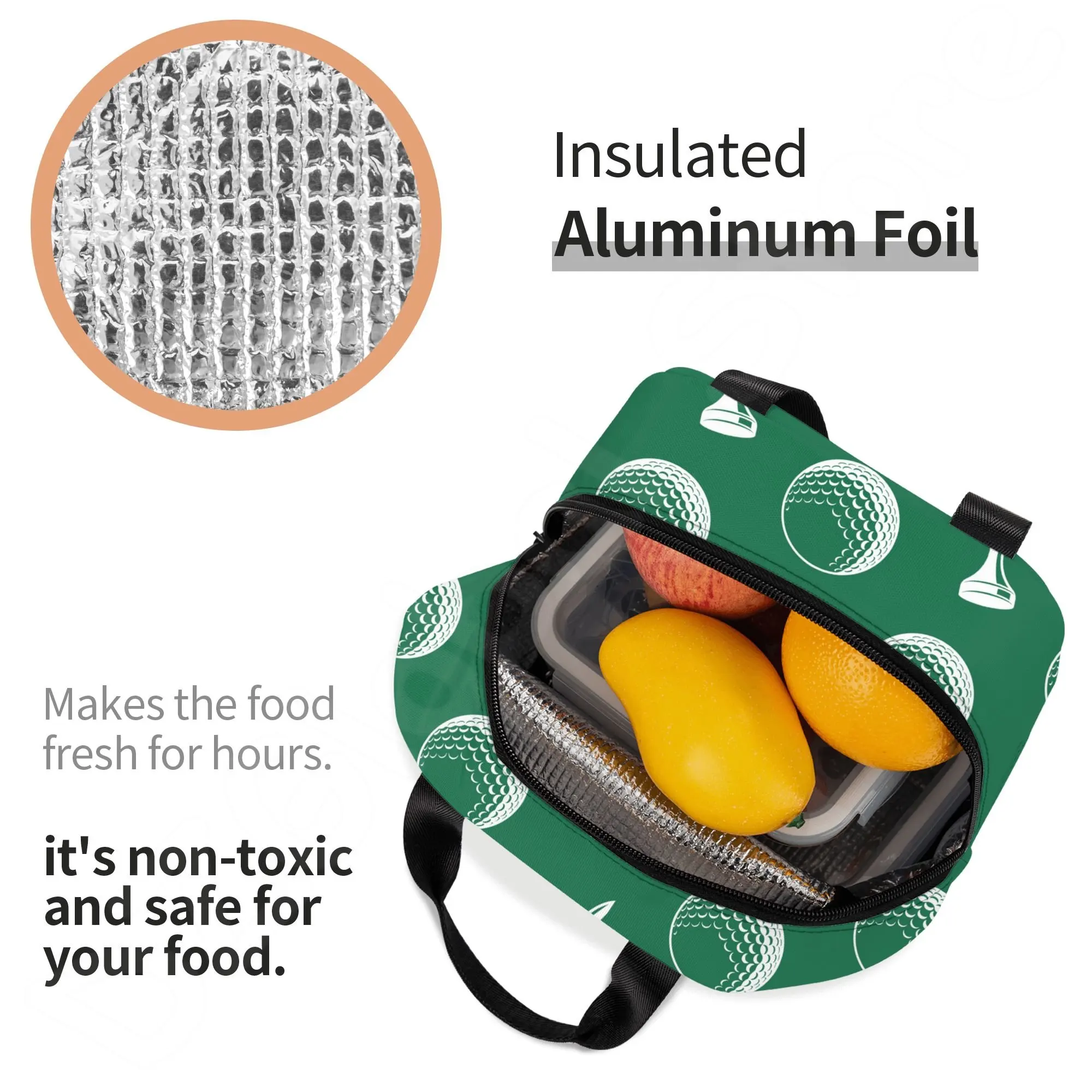Ball-Golf-isolierte Lunchtasch – Thermoplastic Pellet Bewertung und Preis