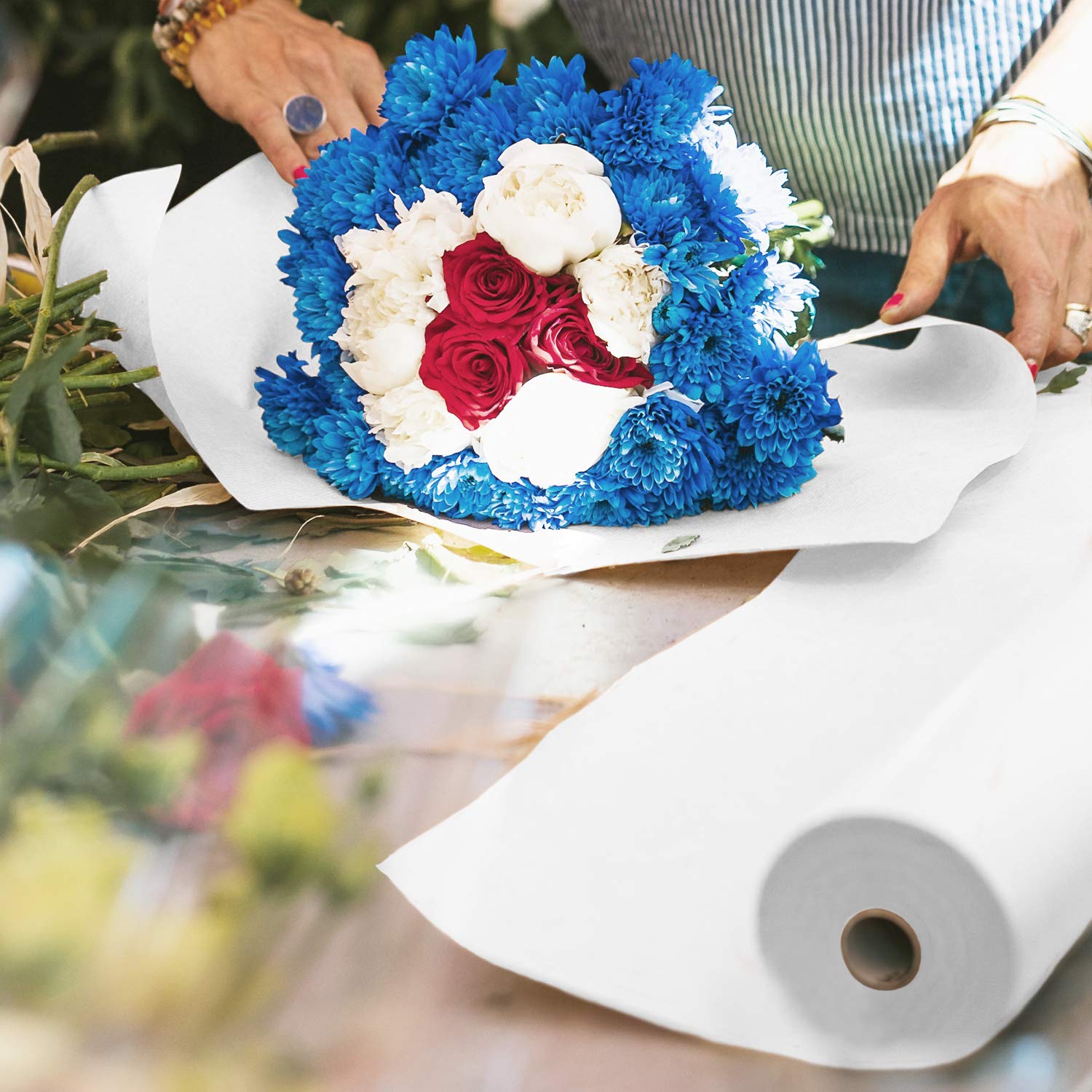 Weiße/schwarze/braune Kraftpap – Craft Foam Roll Bewertung und Preis