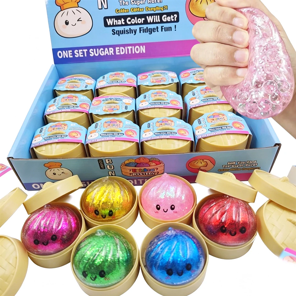 Glitzer-Dumpling-Squishy mit B – Cosplay Fireball Prop Bewertung und Preis