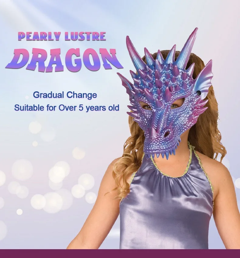 Party liefert perlblaue Drache – Cosplay Prop Blueprints Bewertung und Preis