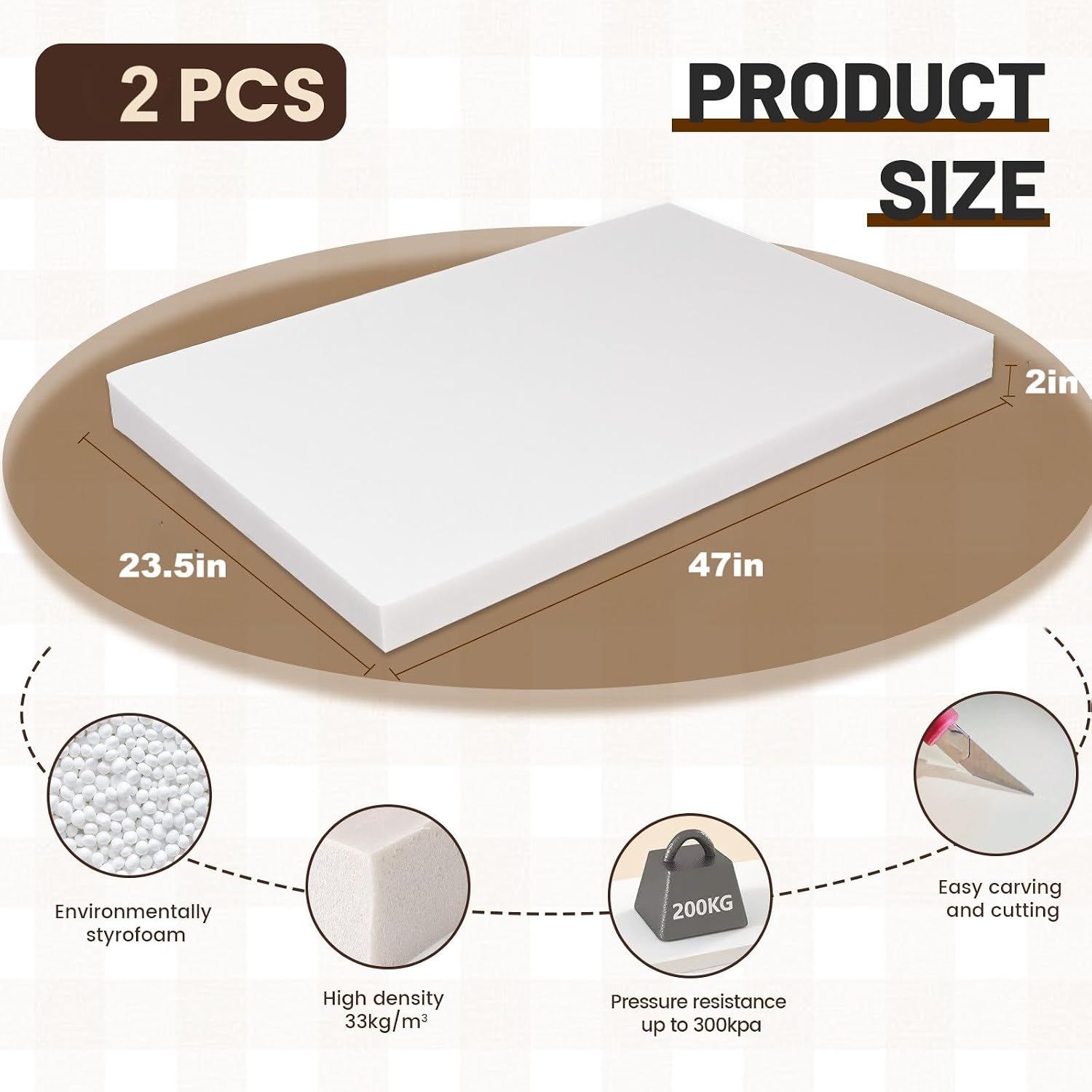 Hochdichte XPS Große Schaumsto – Easy Cosplay Prop Bewertung und Preis